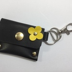 レザークラフトお花アクセサリー入れ＊一点限り＊