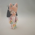 お人形様用ミニミニ狐面〜桜姫〜