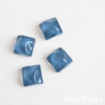 8pcs 水面カボション ウェーブ ブルー