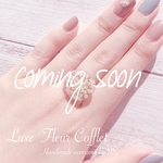 【近日販売予定】レースフラワーとシェルのきらめき リング