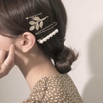 リーフアンドパールヘアピンセット﻿