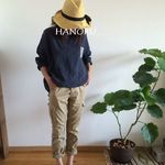 【お好きなカラーで】オフショルダーの後ろ下がりプルオーバー
