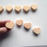 ヒノキの『ハート』マグネット✨