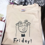フライデーTシャツ ナチュラル