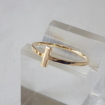 K18YG　クロスリング