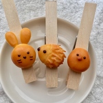 動物パン ウッドクリップ　フェイクスイーツ