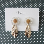 clear flower［pierce/earring］