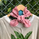 ネッククーラー・ 冷んやりスカーフ・花刺繍柄・ピンク