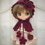 ブライス ニット 服 赤ずきんのセット