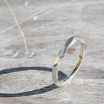 鏡面 シルバーツイストリング 1.8mm幅 ミラー シルバー950｜SILVER RING 指輪 シンプル アクセサリー｜124