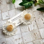 【夏物SALE★20%OFF】クリアフラワーピアス