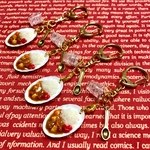 ミニチュアカレーライスのキーホルダー