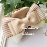 ＊r様御依頼品＊大人可愛い♡リボンバンスクリップ[Mサイズ]
