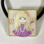 おめかし女の子ヘアゴム  レジン