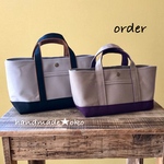 【u様専用】帆布トートバッグ横長S＆横長SS  order作品
