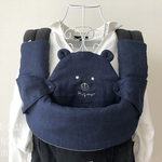 『ハグマちゃん』デニムの抱っこ紐よだれカバー3点セット