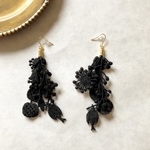 little bird lace tassel*black