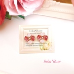 【送料無料】スワロフスキー✨classy roseイヤリング✨グルーデコ ピンク