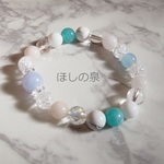 5月15日（水)SORA様ご予約済み☆特別価格☆浄化・開運アマゾナイト＆ブルーレースカルセドニー☆ブレスレット