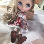 夏のリバティ特集❤︎赤のパッチワークワンピース