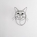 ＊tsugu20 様専用＊ ワイヤーアート・ねこ