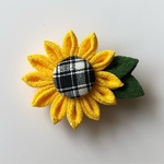 ひまわり🌻【ヘアクリップ】つまみ細工