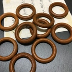 10個 ✦ウッドリングパーツ   30mm
