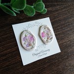 再販♡ 大ぶり スターチス ボタニカル シルバー イヤリング/ピアス