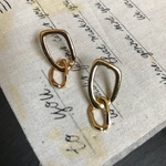 4個✦不規則チェーン ピアス 