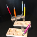 再販売×８. A【製作台】大穴２つ＋ペン穴５つ・ハーバリウムボールペン製作台