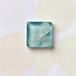 着物小物 (s) 紫陽花 アクアブルー  帯留め ブローチ