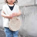 子ども まん丸ポシェット(ベージュ）