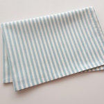  〈ﾗﾝﾁｮﾝﾏｯﾄ〉30×40 ストライプ(水色) ランチョンマット