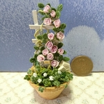 ミニチュアの花(薔薇のコンテナ)