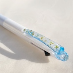 スワロフスキー光る✩.*˚フラワー3色ボールペン
