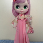 Blyth 大正浪漫着物　桃色の袴