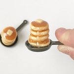 本物♪分厚いパンケーキタワー（フライパン）マグネット