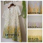 お花💐半袖チュニック