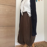 大人のバルーンパンツ★チョコブラウン
