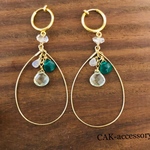 green×green k16GPイヤリング・14kgfピアス