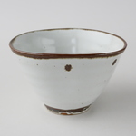 ＊お茶漬けサラサラ（白/錆ドット）1点もの　0329-1