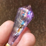 天然石 虹入り アメトリン 星 ネックレス