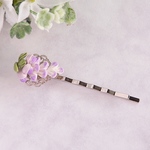 藤の花のヘアピン ＊つまみ細工＊