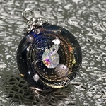 IORIレジン 宇宙レジンネックレス