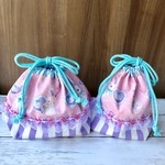 ゆるけろ様専用ページ＊ゆめかわいいラビットリボン＊お弁当袋セット＆体操服袋