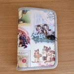マルチケース・お薬手帳ケース（アンティーク猫ちゃん）