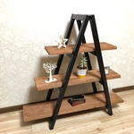 3段式ラダーシェルフ