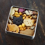 「ねこ大好き♪」クッキー缶（M）　【マクロビタイプ】
