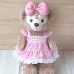 【受注製作】サマーワンピース♡ピンクのチェック生地♡シェリーメイSサイズ♡コスチューム♡ 