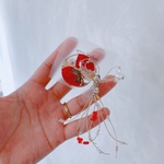 ◯本日pm21:00~販売start◯hair clip×brooch...ichigotsumi(いちご摘み)/apres la pluie
